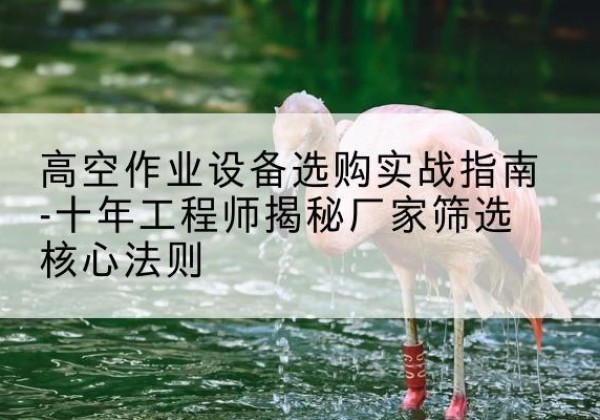 宜秀剪叉式升降机厂家-高空作业设备选购实战指南-十年工程师揭秘厂家筛选核心法则